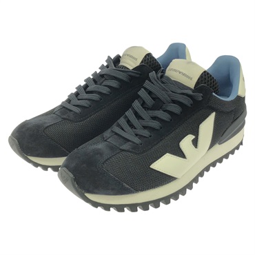 エンポリオ・アルマーニ X4X583 スニーカー ブラック スニーカー 靴 メンズ