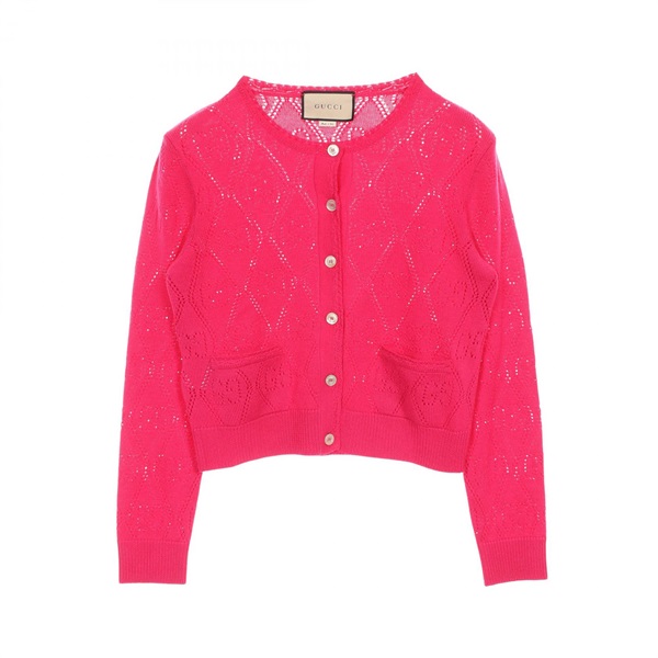 GG パーフォレーテッドコットン カーディガン / GUCCI GUCCI グッチ カーディガン パーフォレーテッドGG コットン