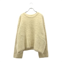 トーテム(TOTEME)トーテム BOXY ALPACA KNIT ニット ホワイト アルパカ