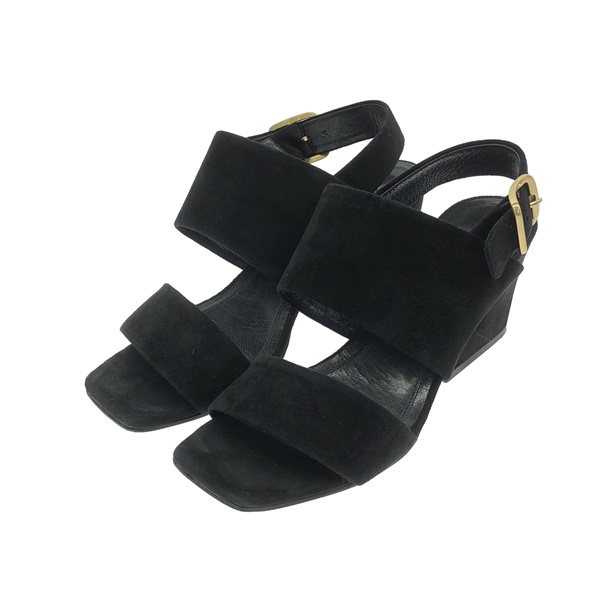 CELINE クロスストラップ ブラック サンダル 【公式通販】