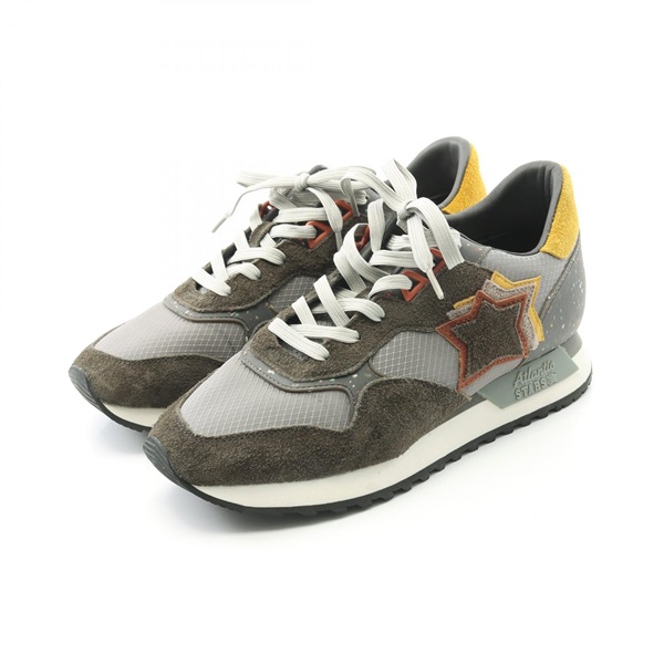 アトランティックスターズ Atlantic STARS DRACO ドラコ スニーカー 靴 スウェード ファブリック メンズ グレー系 / マルチカラー 【中古】 アトランティックスターズ(Atlantic STARS)アトランティックスターズ