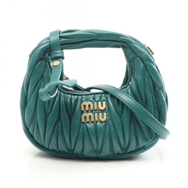 miumiu ミュウミュウ ワンダー マテラッセ ホーボーバッグ マイクロポーチ ミュウ ミュウ(Miu Miu)ミュウ ミュウ ワンダー マテラッセ マイクロ