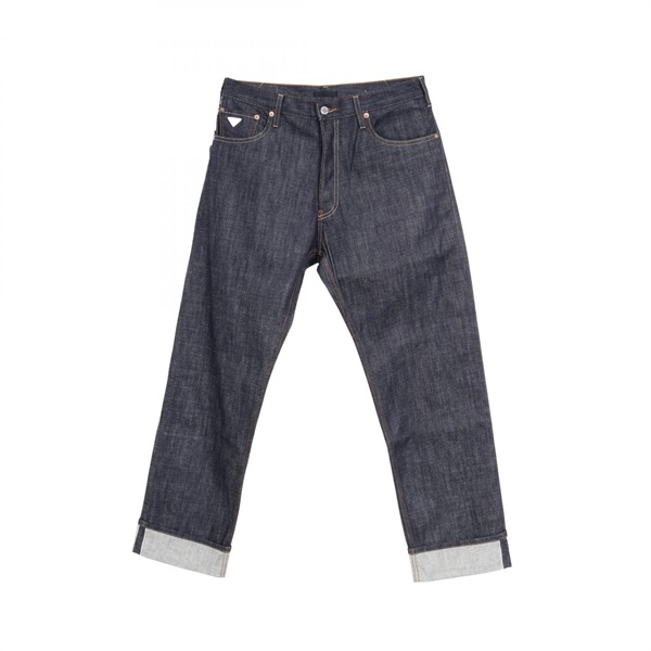 プラダ(PRADA)プラダ セルビッジ トライアングルロゴ デニム