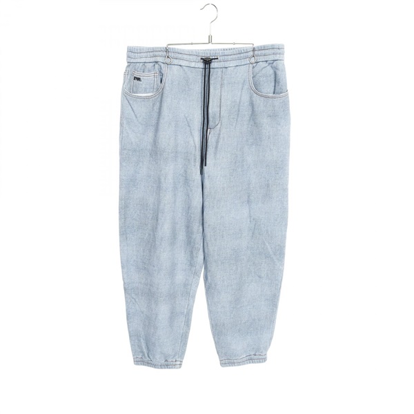 表参道店 エンポリオアルマーニ パンツ EMPORIO ARMANI (エンポリオ アルマーニ) 総柄ロゴ 前閉じ