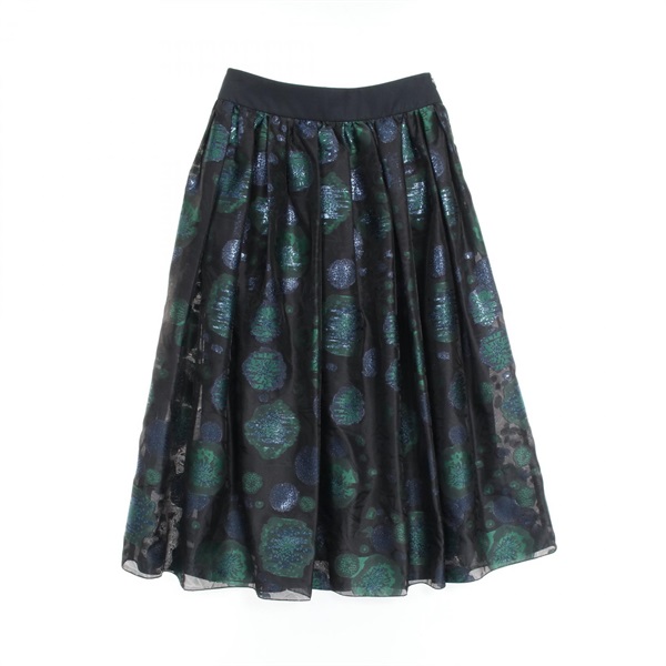 Drawer ドゥロワー 17SS フラワージャカードスカート Drawer ドゥロワー 17SS フラワージャカードスカート Drawer