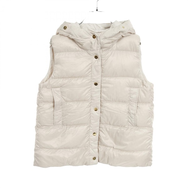 マックスマーラMaxMara The Cubeキャンバス ダウン ジレ ベージュ Max Mara The Cube マックスマーラ ザ キューブ ジレ ダウン