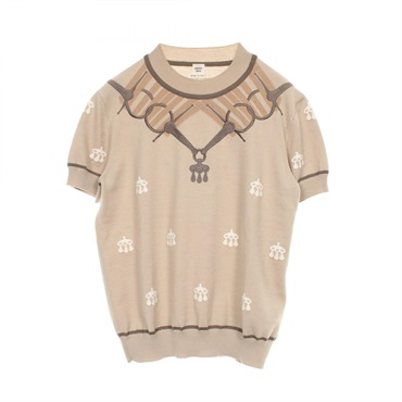 HERMES エルメス ニット トップス エルメス(HERMES)エルメス パルフロワリミックス ニット 衣料品
