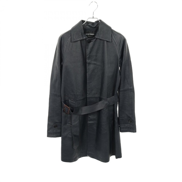 エンポリオ・アルマーニ  ステンカラーコート 衣料品 アウター メンズ