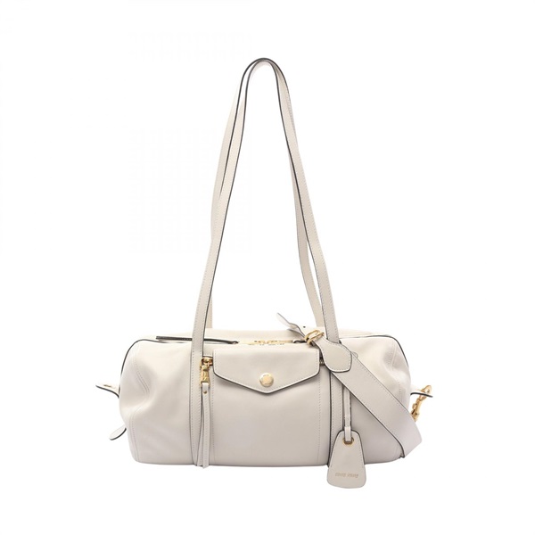 ୨୧*。ミュウミュウ♡ショルダーバッグ♡オフホワイト ホワイト（白