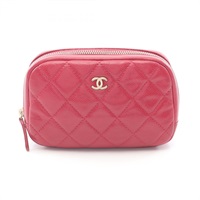 シャネル マトラッセ ポーチ バッグ レディース A80909