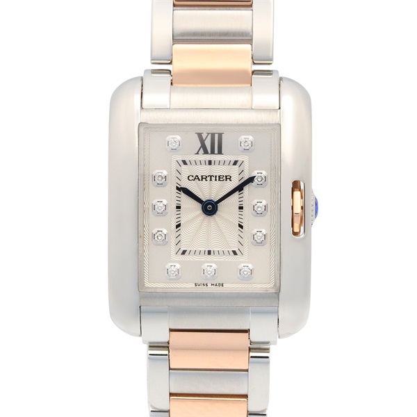 カルティエ タンクアングレーズ SM 腕時計 時計 レディース WT100024