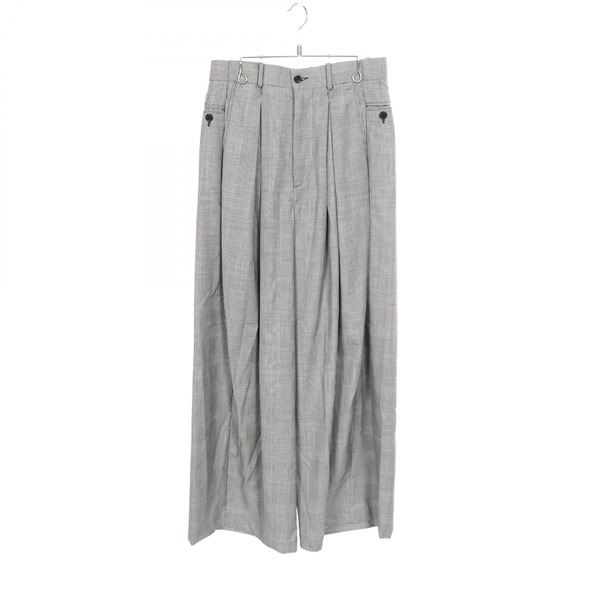 ヘドメイナー パンツ HED MAYNER ヘリンボーン柄 パンツ S HED MAYNER