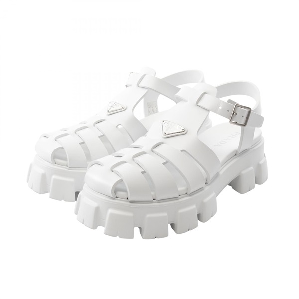 新品未使用　PRADAプラダサンダル プラダ(PRADA)プラダ モノリス サンダル 靴 レディース 2X3083