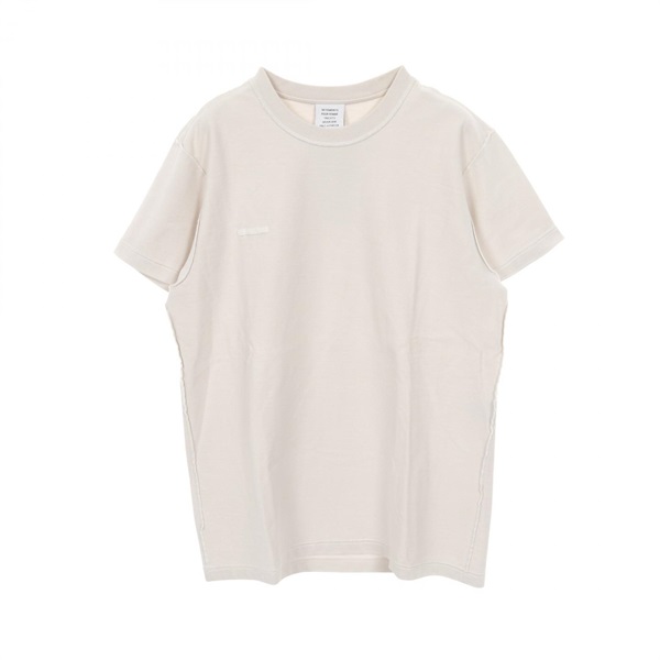VETEMENTS インサイドアウトTシャツ　Mサイズ　オフホワイト　タグあり ヴェトモン(VETEMENTS)ヴェトモン Regular Inside Out Tee インサイド