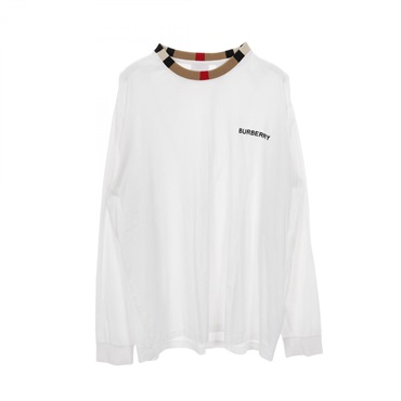 バーバリー BURBERRY カットソー 衣料品 トップス ビスコース レディース ホワイト系 8046901 【中古】 バーバリー BURBERRY カットソー 衣料品 トップス ビスコース