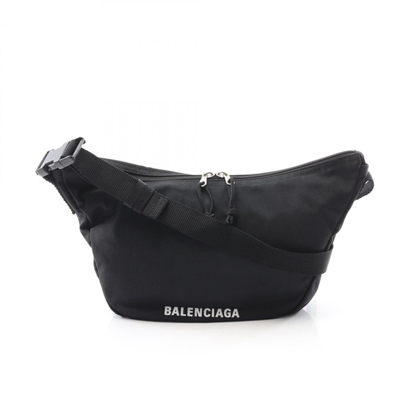 BALENCIAGA / ウィール ボディバッグ ブラック バレンシアガ(BALENCIAGA)バレンシアガ ウィール ショルダーバッグ