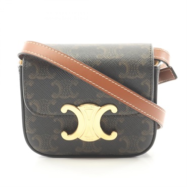 セリーヌ ミニクロード トリオンフ ショルダーバッグ バッグ レディース 10I512DQB