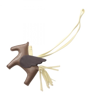 エルメス ロデオペガサスPM エトゥープ ジョーヌミルトン ルージュセリエ チャーム アクセサリー レディース