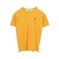 P892 L コムデギャルソン ハートワッペン 人気 定番 ポロシャツ メンズ 中古・古着通販】PLAY COMME des GARCONS (プレイコムデギャルソン