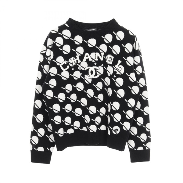 【超希少モデル】シャネル☆ココマーク スパンコール メッシュTシャツ ニット 超希少モデル】シャネル☆ココマーク スパンコール メッシュTシャツ