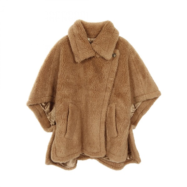 sasaan　MaxMara 新品未使用　tebe ベージュ ポンチョ マックスマーラ(MAX MARA)マックスマーラ TEBE ポンチョ 衣料品