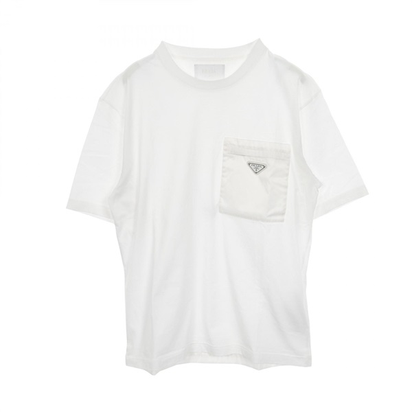 プラダ(PRADA)プラダ Re-Nylon トライアングルロゴプレート カットソー