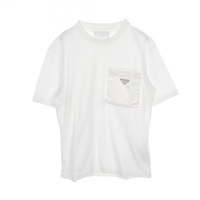 プラダ(PRADA)プラダ Re-Nylon トライアングルロゴプレート カットソー