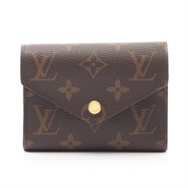 ルイヴィトン財布used LV ルイ・ヴィトン コンパクト 三つ折り財布 レディース
