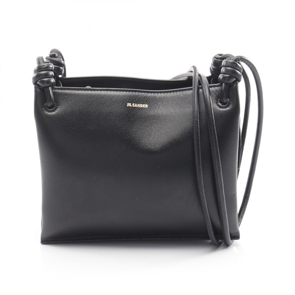JILSANDER(ジルサンダー) ショルダーバッグ美品  GIRO SM J07WG0024 黒 レザー JIL SANDER（ジルサンダー） ショルダーバッグ GIRO SM ジロ J07WG0024