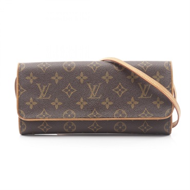 ルイ・ヴィトン ポシェットツインGM モノグラム ショルダーバッグ バッグ レディース M51852