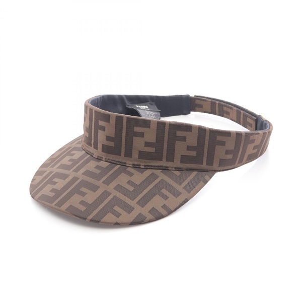 フェンディ ズッカ サンバイザー 帽子 レディース