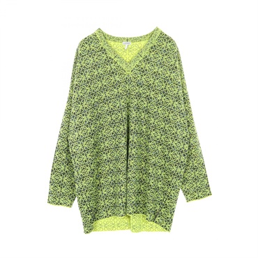 ロエベ アナグラム総柄 ニット 衣料品 トップス メンズ