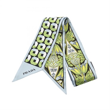 プラダ プリントシルクツイル スカーフ 衣料品 レディース 1FF008