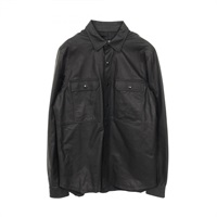 リックオウエンス(Rick Owens)リックオウエンス シャツジャケット 革