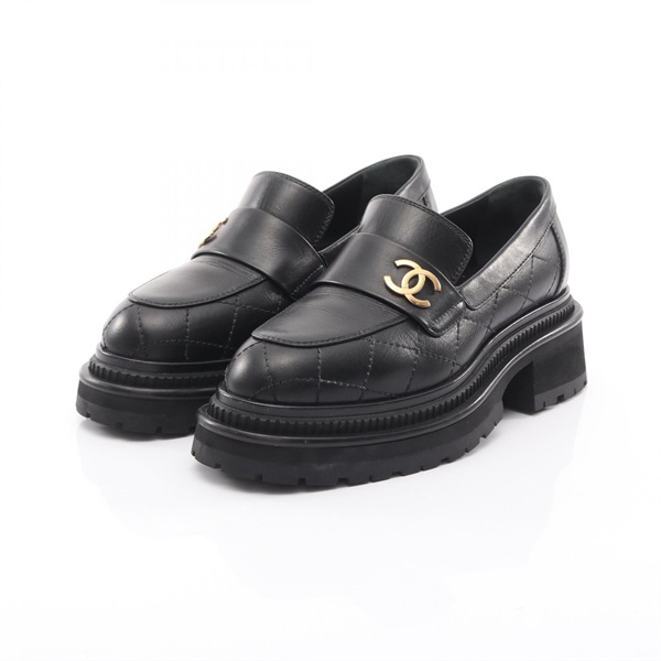 シャネル ココマーク マトラッセ ローファー 靴 レディース