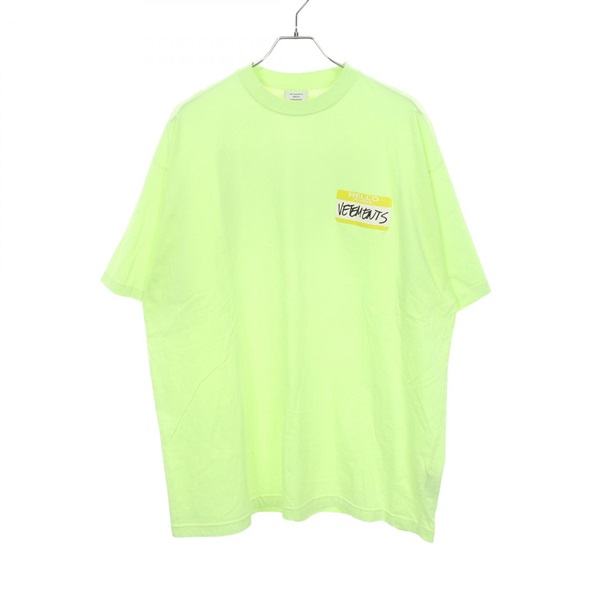 ヴェトモン Name Badge 半袖Tシャツ 衣料品 トップス メンズ レディース UA53TR170Y