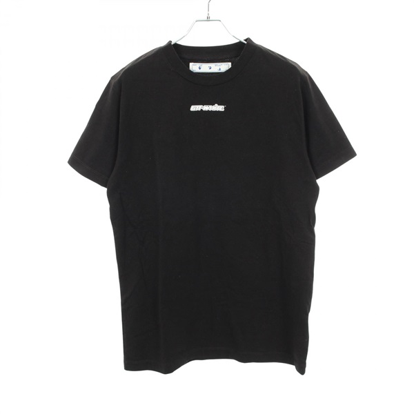 オフホワイト MARKER S/S SLIM TEE アローロゴ クルーネック 半袖Tシャツ 衣料品 トップス メンズ OMAA027E20JER005