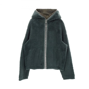 リックオウエンス Shearling Sealed Windbreaker ファージャケット 革ジャン 衣料品 アウター メンズ RU02B2765-LSHPOF