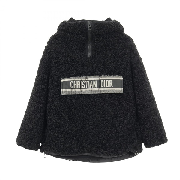 ディオール アノラック ボアフリース フーディ マウンテンパーカー 衣料品 アウター レディース 157C28A1502