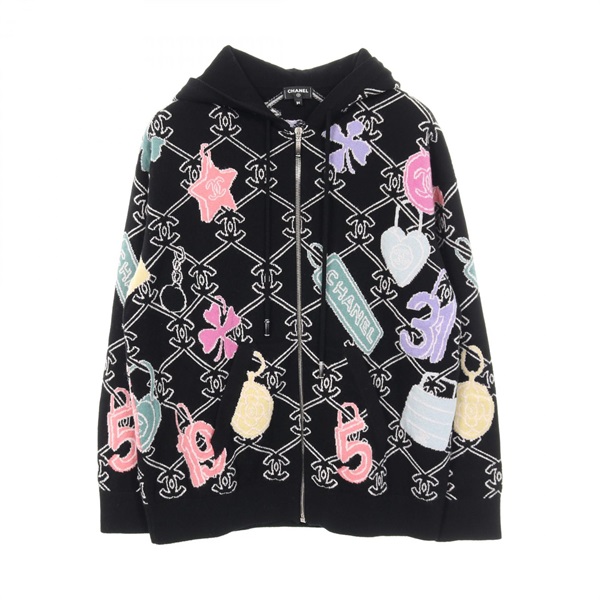 シャネル ココマーク ニット パーカー 衣料品 トップス レディース