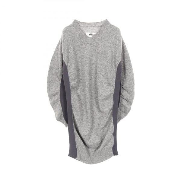 エムエムシックス リブ切替 ワンピース 衣料品 トップス レディース