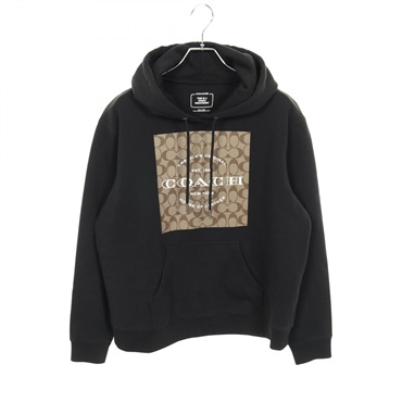 コーチ シグネチャー プリント パーカー 衣料品 トップス メンズ C8774