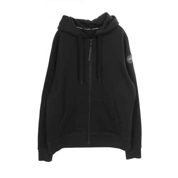 カナダグース(CANADA GOOSE)カナダグース HURON FULL ZIP HOODY BLACK