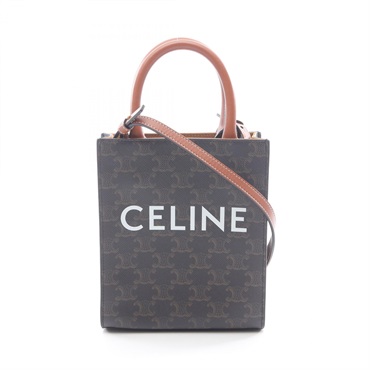 セリーヌ ミニ バーティカル カバ トリオンフ ハンドバッグ バッグ レディース 194372