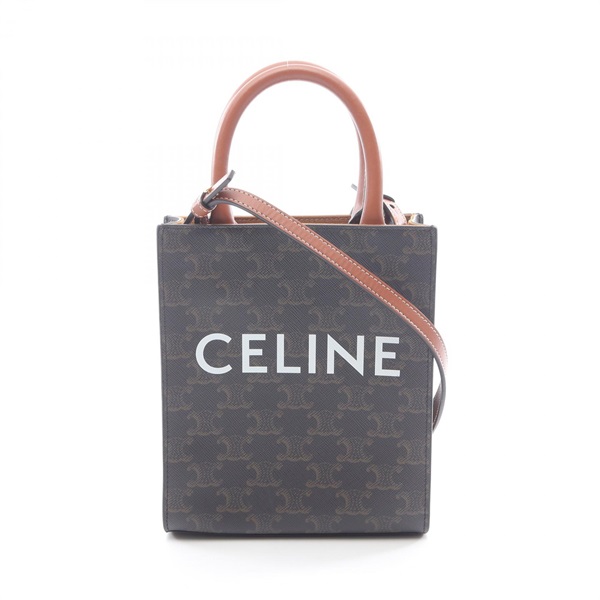 セリーヌ ミニ バーティカル カバ トリオンフ ハンドバッグ バッグ レディース 194372