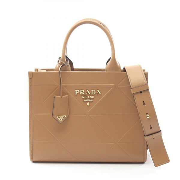 プラダ(PRADA)プラダ シンボル トップステッチ トートバッグ バッグ