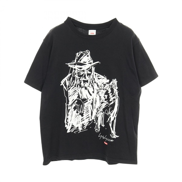 シュプリーム Supreme × Yoji Yamamoto Scribble Portrait Tee 半袖Tシャツ 衣料品 トップス メンズ