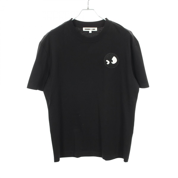 マックキューアレクサンダーマックイーン Monster Eyes パッチ 半袖Tシャツ 衣料品 トップス メンズ