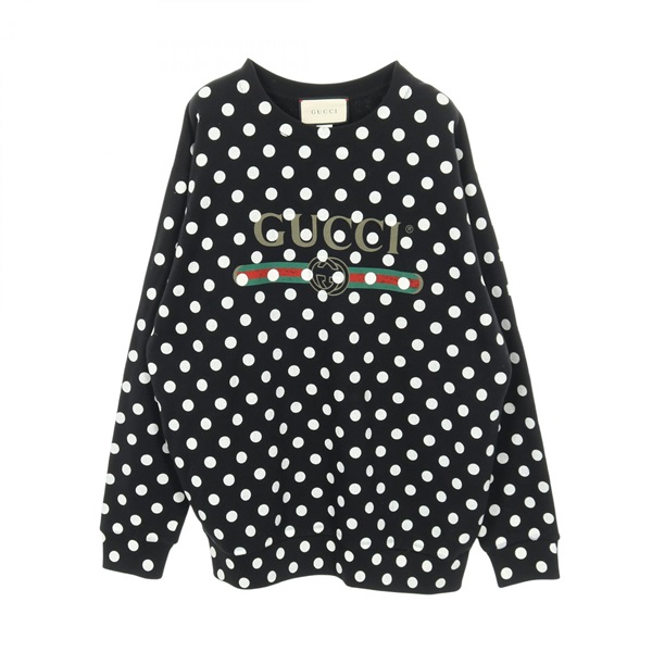 グッチ(GUCCI)グッチ ポルカドット スウェット 衣料品 トップス 
