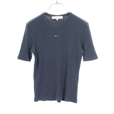 メゾンキツネ ベイビー フォックス リブ フィット 半袖Tシャツ 衣料品 トップス レディース OW00124KJ0134